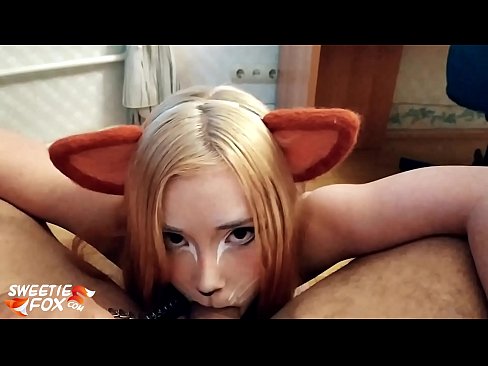 ❤️ Kitsune залгих дик, булэг нь түүний аманд ❤ Супер порно манайд ﹏